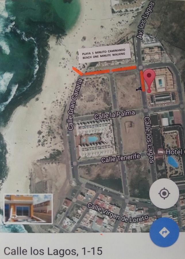 Apartamentos Arenas Blancas De Cotillo Vista Mar Exterior foto